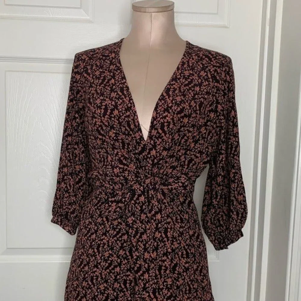 Free People Clara Ditsy Floral Tunic XS